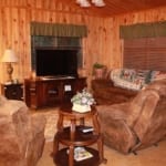 Hillside Cabin - Living room.